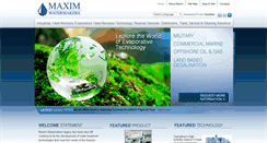 Desktop Screenshot of maximwater.com